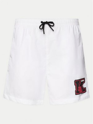 Пляжные шорты стандартного кроя, белый Karl Lagerfeld