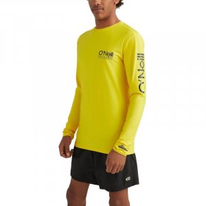 Рубашка с длинным рукавом Cali L/Slv Skins мужское - желтая O'NEILL, цвет gelb O'Neill