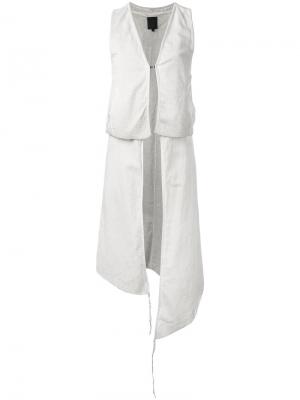 Long waistcoat Thom Krom. Цвет: телесный