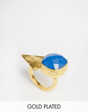 Незамкнутое кольцо с треугольником и камнем Bauhaus Ottoman Hands