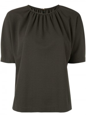 Блузка с короткими рукавами Ballsey. Цвет: зеленый