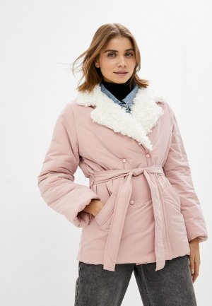 Куртка утепленная AME. Цвет: розовый