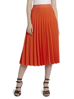 Плиссированная юбка-миди , цвет Flame Giambattista Valli