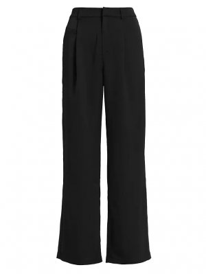 Miki Широкие брюки со складками , черный Line & Dot