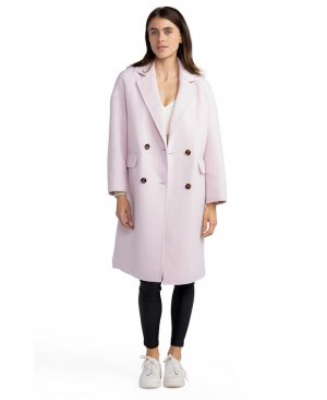 Женское пальто большого размера Amnesia, розовый Belle & Bloom