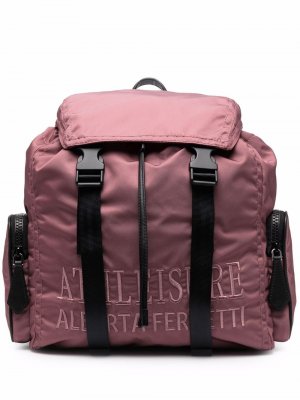 Рюкзак с вышитым логотипом Alberta Ferretti. Цвет: фиолетовый