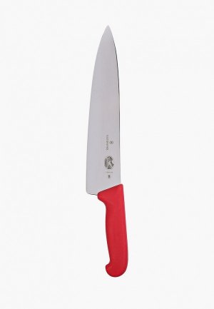 Нож кухонный Victorinox Fibrox, 40 см.. Цвет: красный
