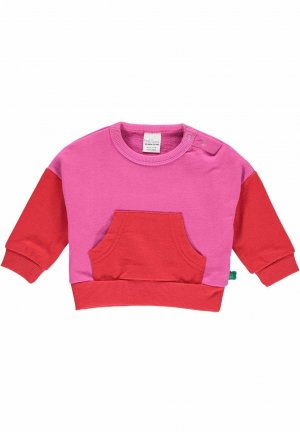 Толстовка Fred's World by Green Cotton, цвет fuchsia Fred's COTTON