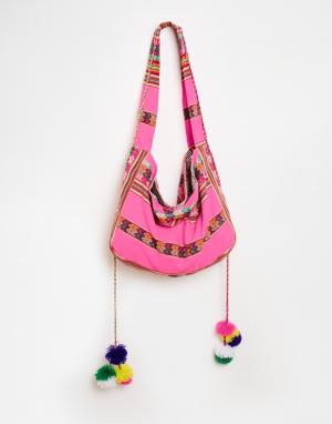 Пляжная сумка Inca Pitusa. Цвет: розовый