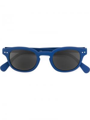Солнцезащитные очки See Concept. Цвет: синий