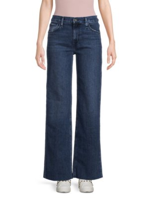 Широкие джинсы с высокой посадкой Rosie , цвет North Fork Blue Hudson