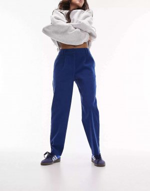 Синие вельветовые брюки Topshop. Цвет: синий