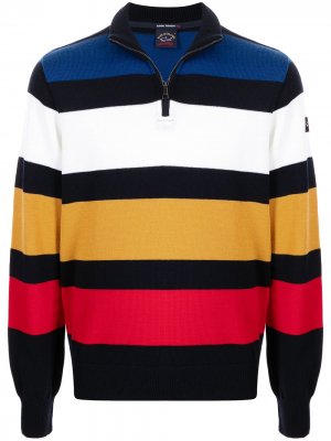 Пуловер в полоску Paul & Shark. Цвет: разноцветный