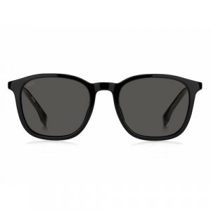 Солнцезащитные очки Boss 1433/S 807 IR IR, черный. Цвет: черный