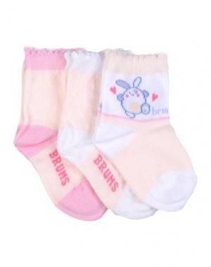 Короткие носки BRUMS. Цвет: розовый