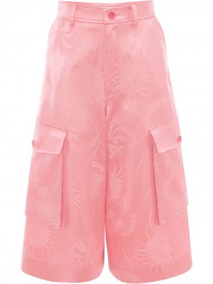 Укороченные брюки карго JW Anderson. Цвет: розовый