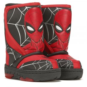 Детские зимние ботинки «Человек-паук» для малышей/маленьких детей , красный Spider-Man