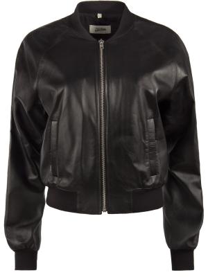 Кожаная куртка Jean Paul Gaultier. Цвет: черный