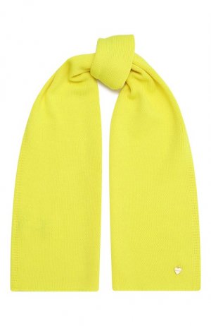 Шерстяной шарф Il Trenino. Цвет: жёлтый