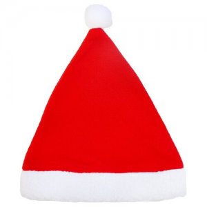 Колпак новогодний / на новый год праздничный Красная шапочка Деда Мороза MISTER BOX. Цвет: красный