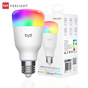 Yeelight 1S красочная лампа E27 умное приложение WIFI пульт дистанционного управления умная светодиодная температуры для приложения xiaomi mijia