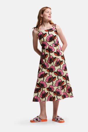 Солнечное платье миди Orla Kiely , розовый Regatta