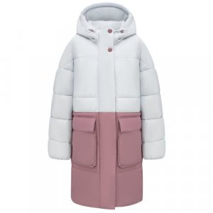 Куртка , размер M/170, розовый, серый Oldos. Цвет: серый/розовый