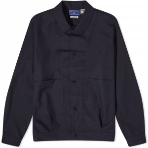 Куртка Sashiko Wool Shirt, темно-синий Blue Japan