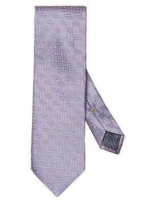 Шелковый галстук в горошек , розовый Eton