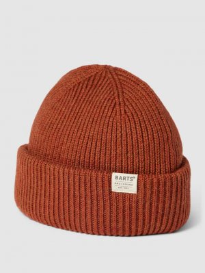 Шерстяная шапка с логотипом, модель FEODORE , ржаво-красный Barts