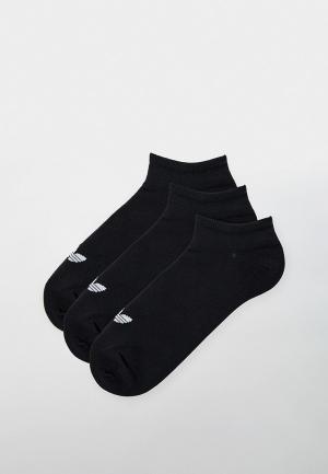 Носки 3 пары adidas Originals TREFOIL LINER. Цвет: черный