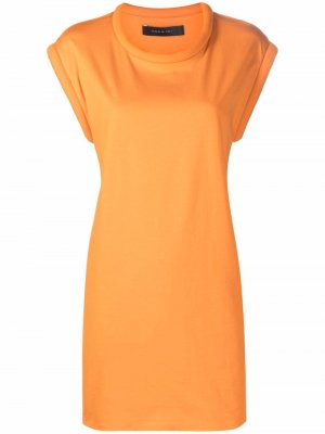 Платье с короткими рукавами Federica Tosi. Цвет: оранжевый