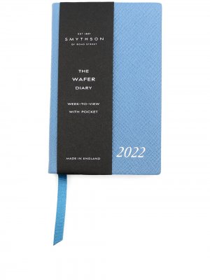Записная книжка 2022 Wafer Smythson. Цвет: синий