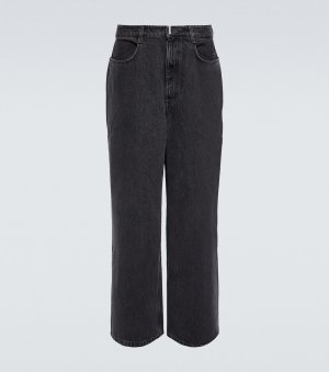 Широкие джинсы со средней посадкой , черный Givenchy