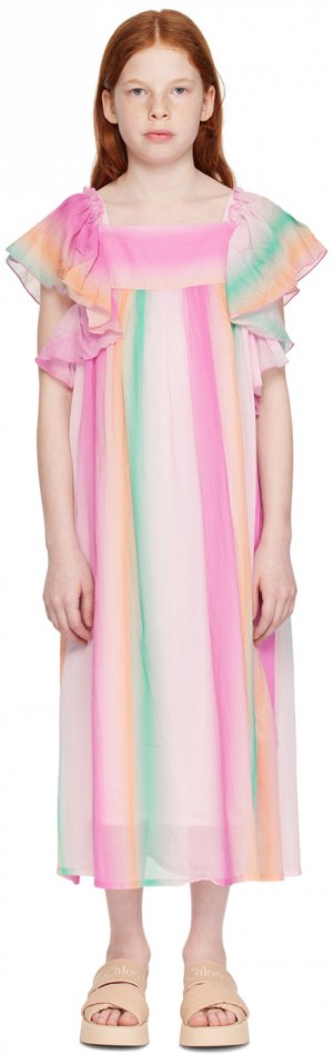 Платье Kidscolor с рюшами Chloe Chloé