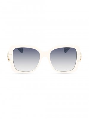 Квадратные солнцезащитные очки для матери и ребенка 53 мм , белый Lanvin