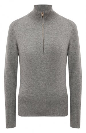 Кашемировый пуловер Agnona. Цвет: серый