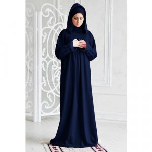 Платье , размер 42-52, синий Hayat. Цвет: синий/сапфир