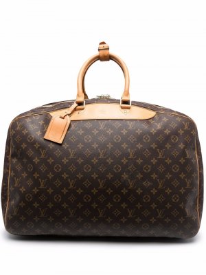 Дорожная сумка 1990-х годов с монограммой Louis Vuitton. Цвет: коричневый