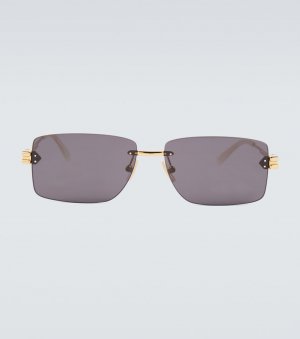 Металлические солнцезащитные очки , золото Bottega Veneta