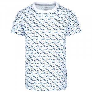 Детская футболка Roco Белый, Синий TRESPASS, цвет azul Trespass