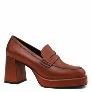 Туфли , размер 35, коричневый Cafe' Noir. Цвет: коричневый
