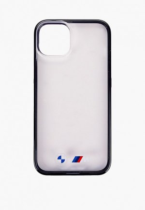 Чехол для iPhone BMW 13, M-Collection PC/TPU Hard Transp/Black Matte edges. Цвет: прозрачный