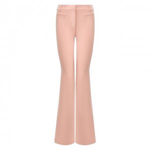 Шерстяные расклешенные брюки со стрелками Tom Ford. Цвет: розовый