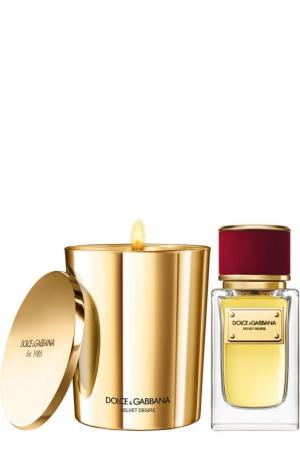 Ароматическая свеча Velvet Collection Desire Dolce & Gabbana. Цвет: бесцветный