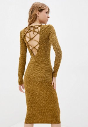 Платье Elena Andriadi. Цвет: коричневый