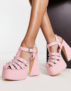 Розовые сандалии на платформе KOI Angel Mist Footwear