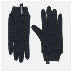 Перчатки Merino Wool Liner Active серый , Размер 6 Hestra. Цвет: серый