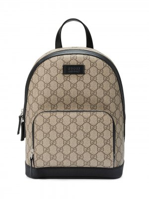 Маленький рюкзак GG Supreme Gucci. Цвет: коричневый