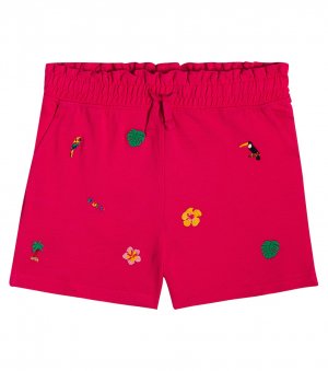 Хлопковые шорты с вышивкой , розовый Polo Ralph Lauren